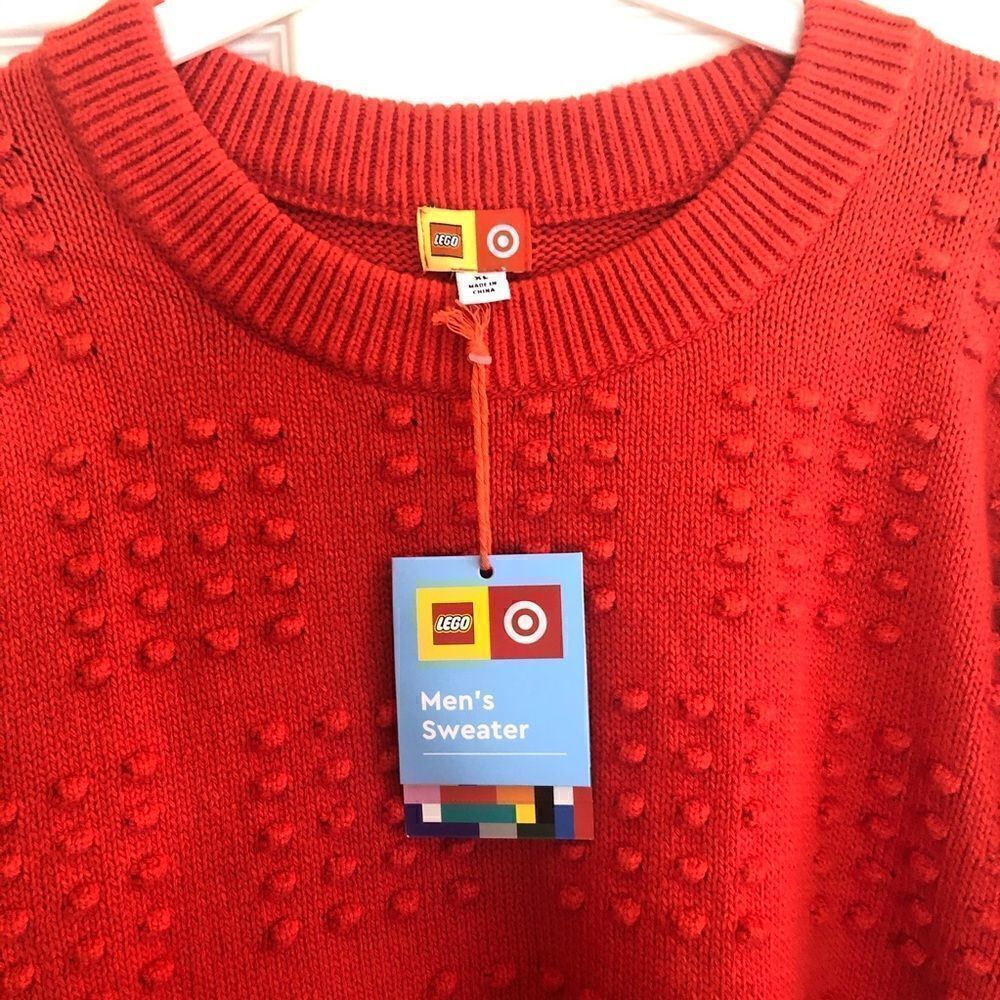 LEGO Collection x Target Men's Red Textured Sweater Size XL - Picture 4 of 4